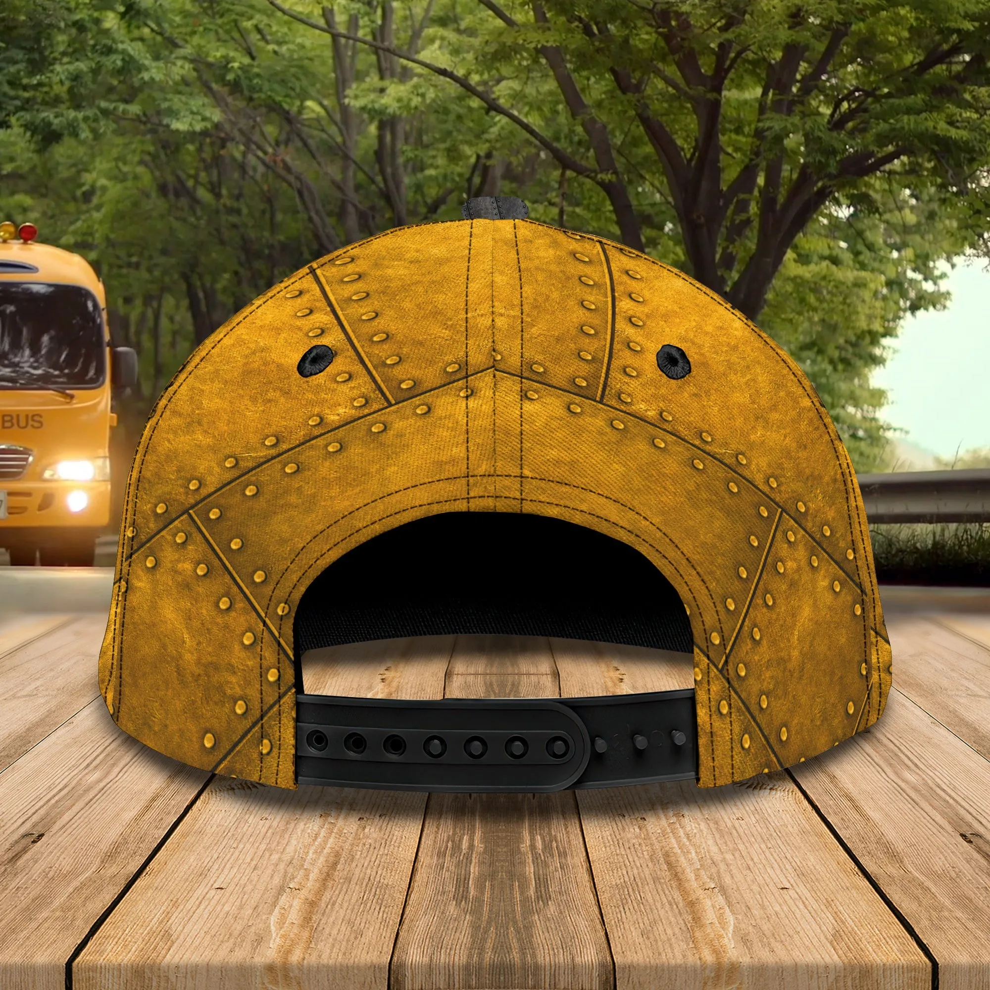 3D Classic Cap America Bus Driver Personalized Name Cap Namashops