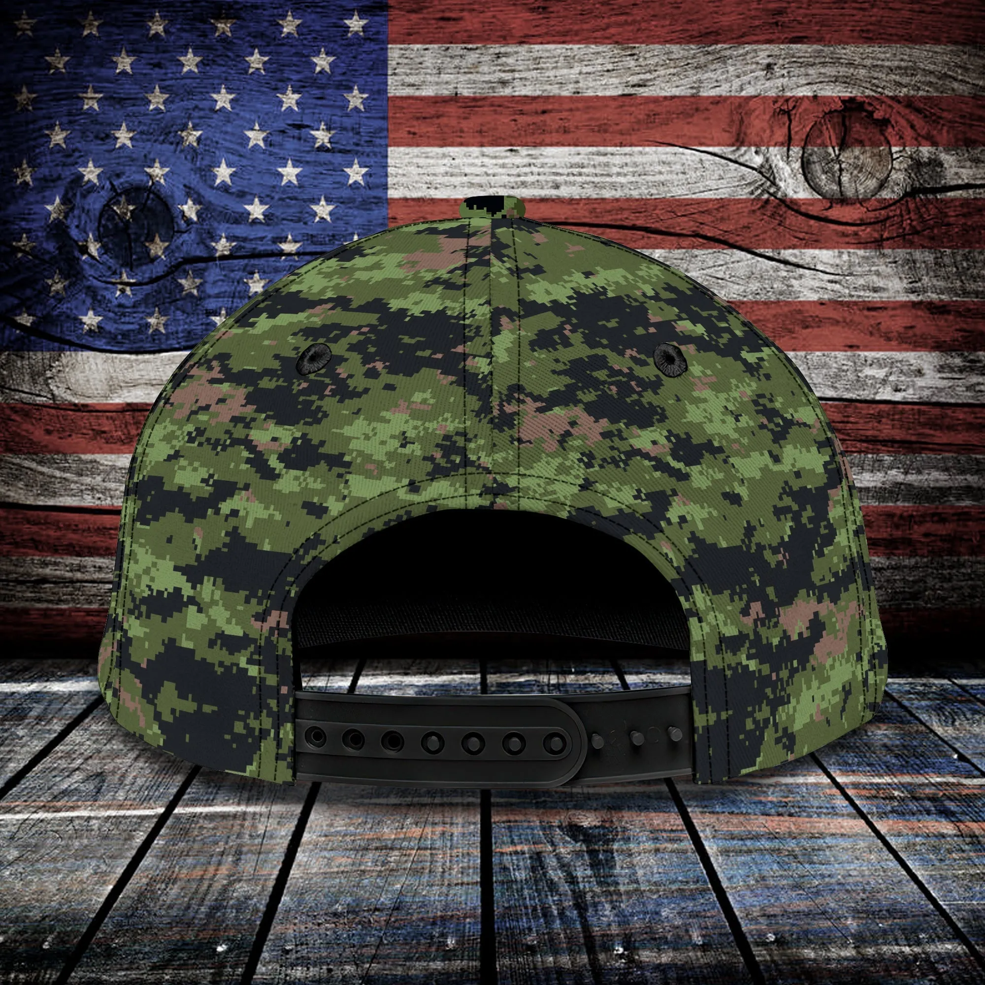3D Classic Cap Army Veteran Personalized Name Cap Namashops