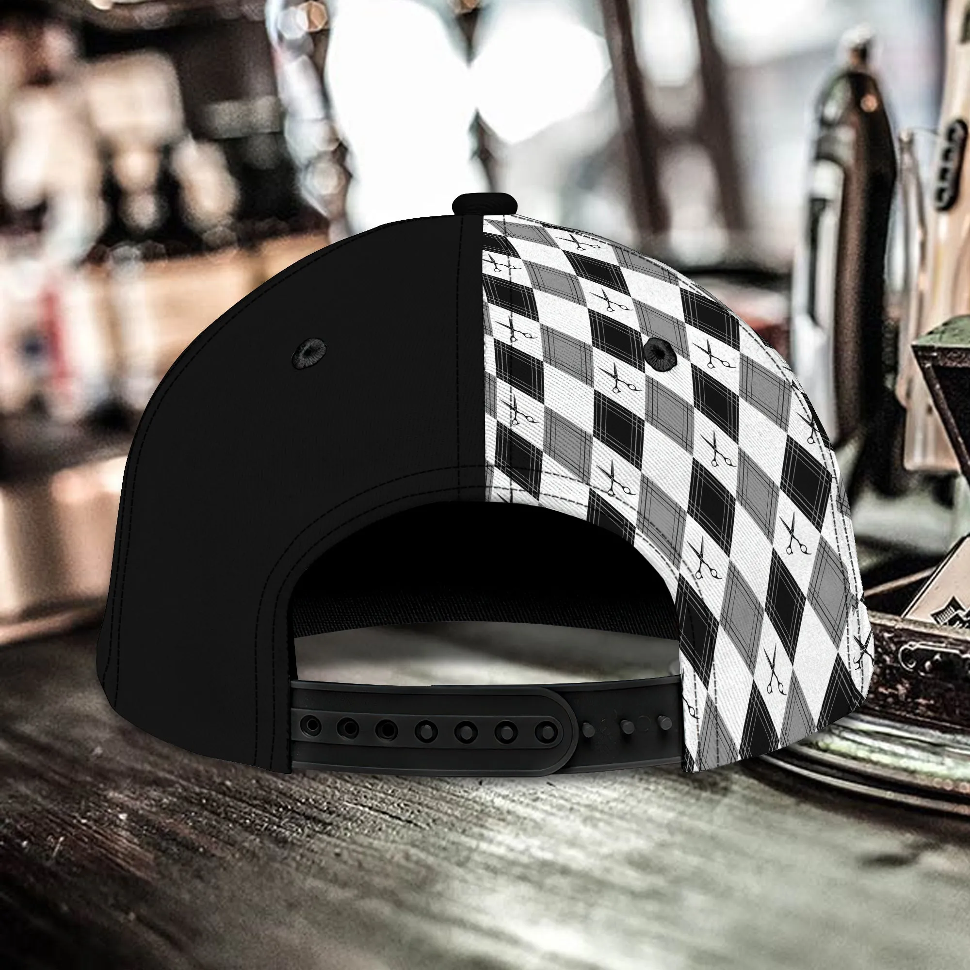 3D Classic Cap Barber Personalized Name Cap01 Namashops
