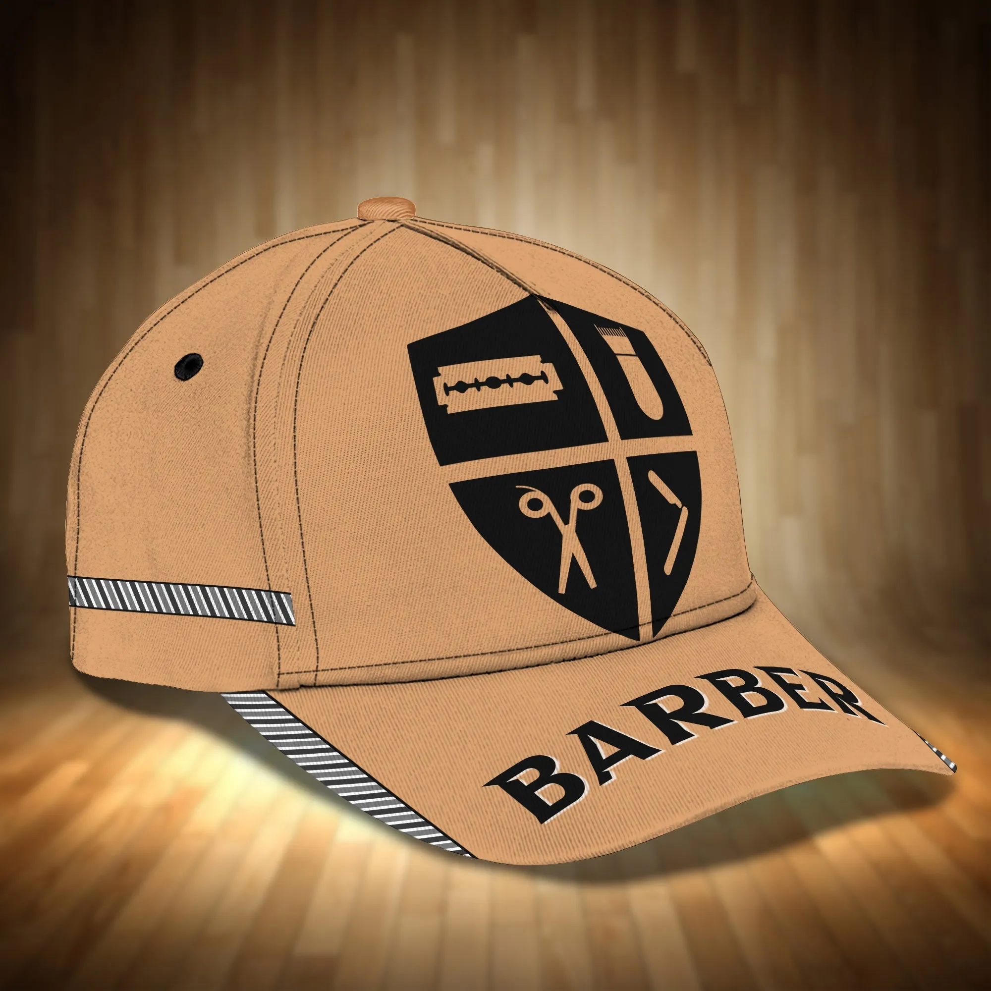 3D Classic Cap Barber Shop 3D Cap 01 Namashops