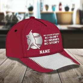3D Classic Cap Baseball No Pain No Gain Personalized Name Cap Namashops