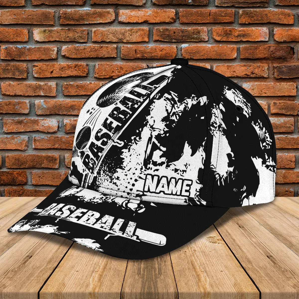 3D Classic Cap Baseball Personalized Name Cap 80 Namashops