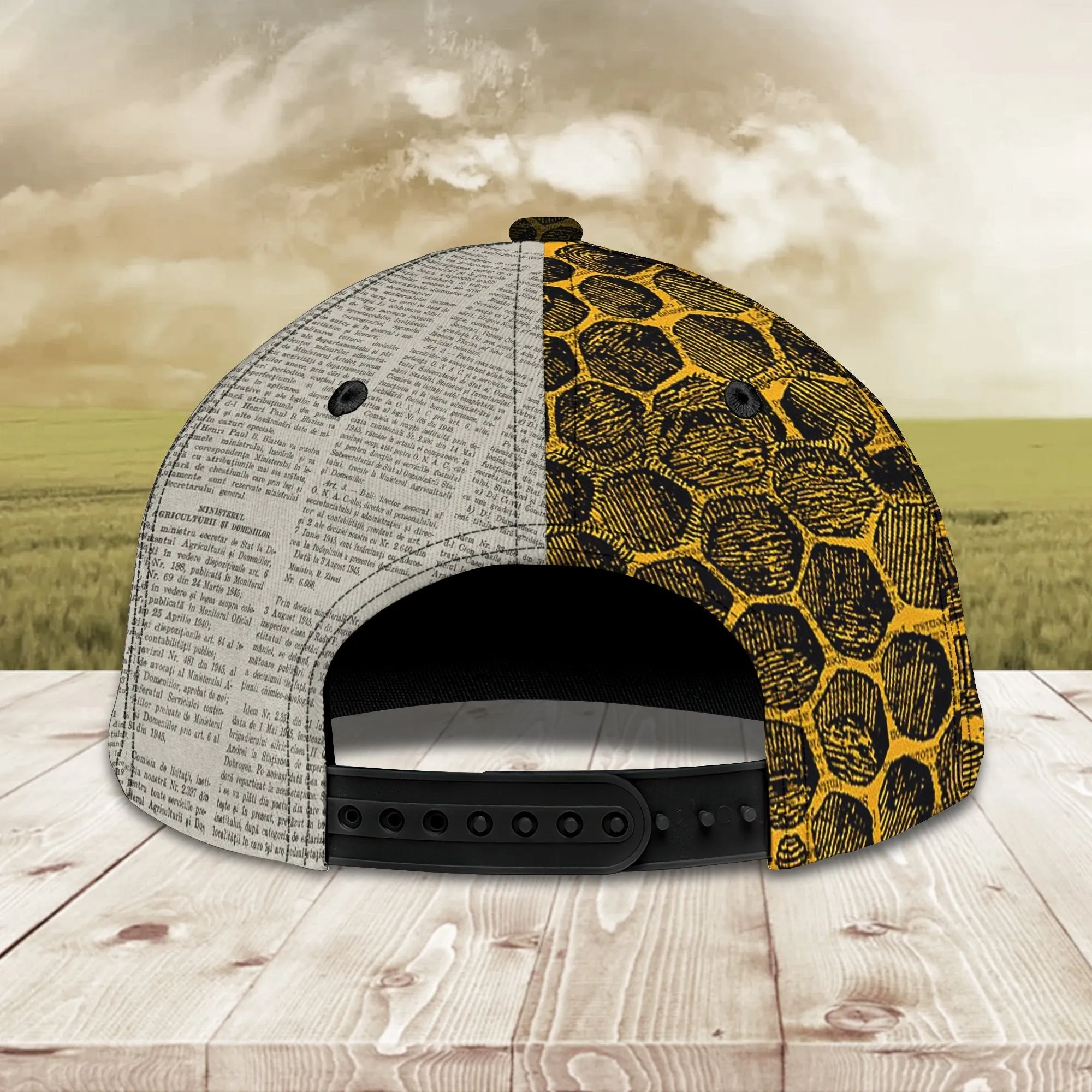 3D Classic Cap Bee 01 Personalized Name Cap Namashops