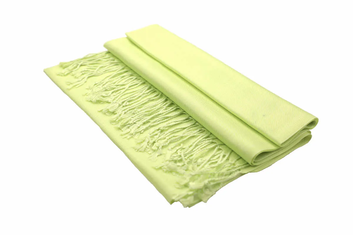 Achillea Lime Green Pashmina Scarf