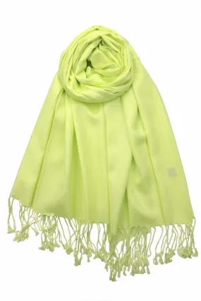 Achillea Lime Green Pashmina Scarf