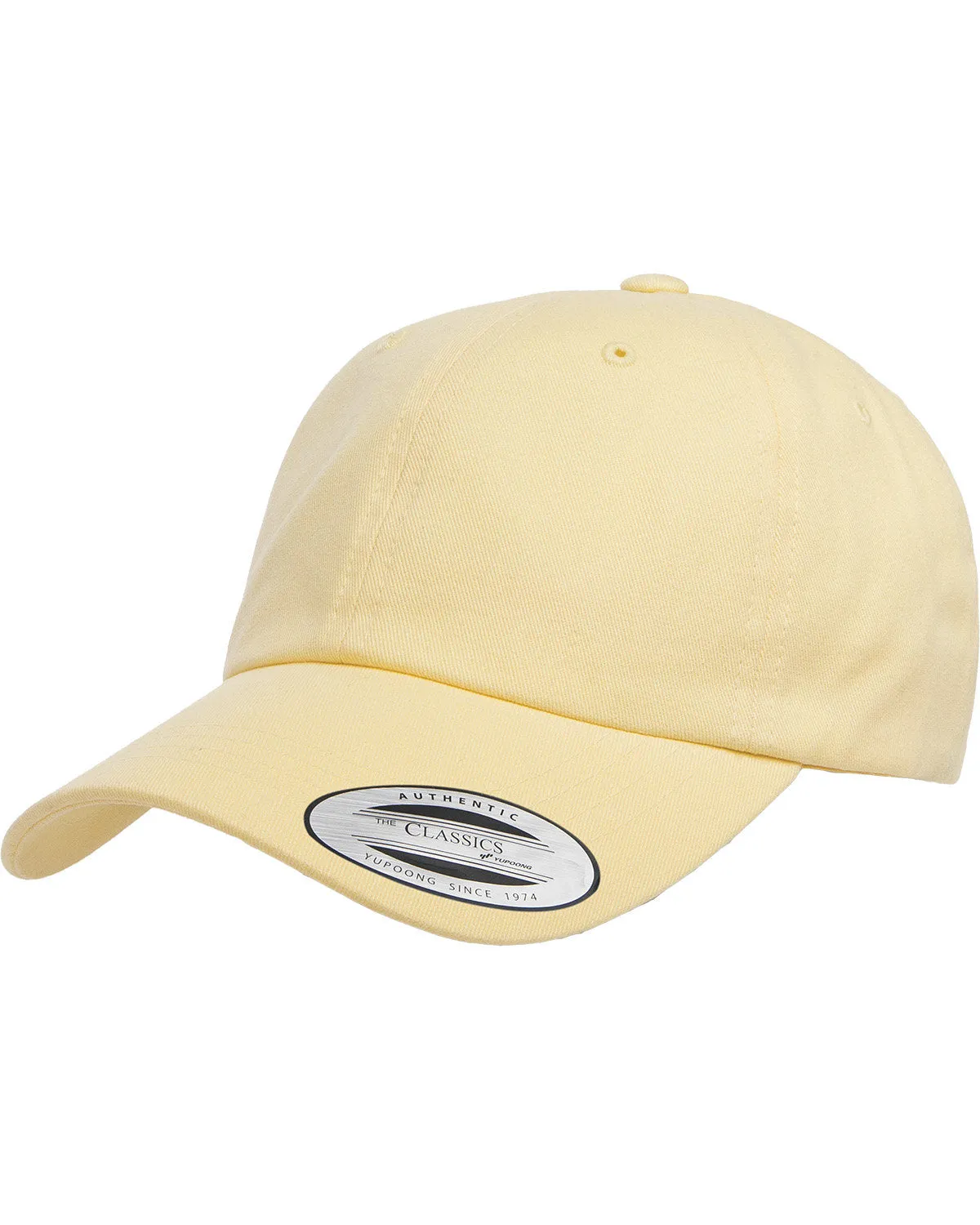 Adult Peached Cotton Twill Dad Cap
