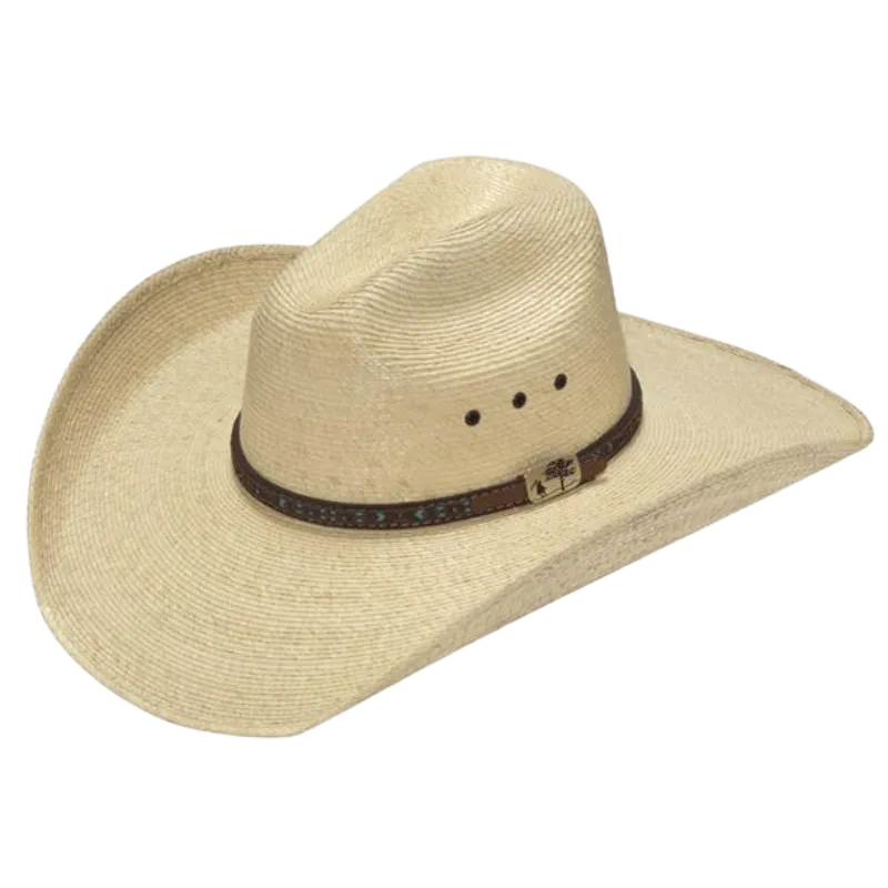 Alamo Unisex Palm Natural Straw Western Hat D53104