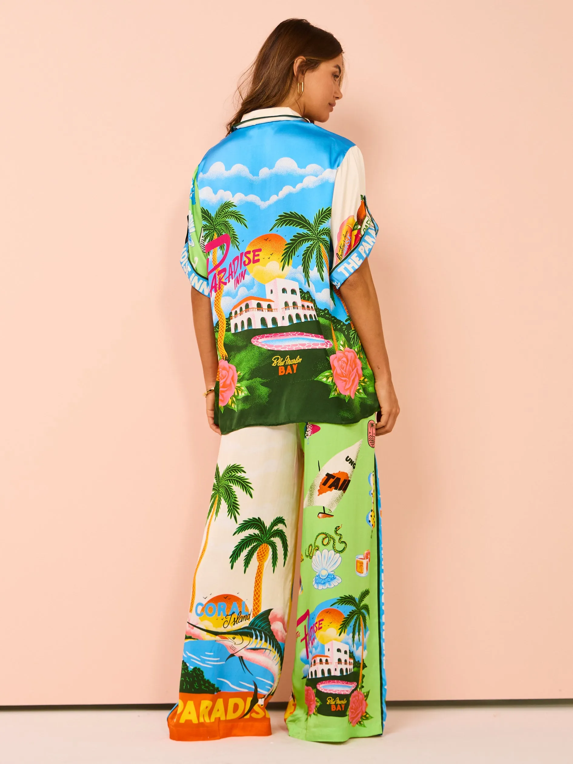 Alemais Paradiso Silk Shirt in Multi