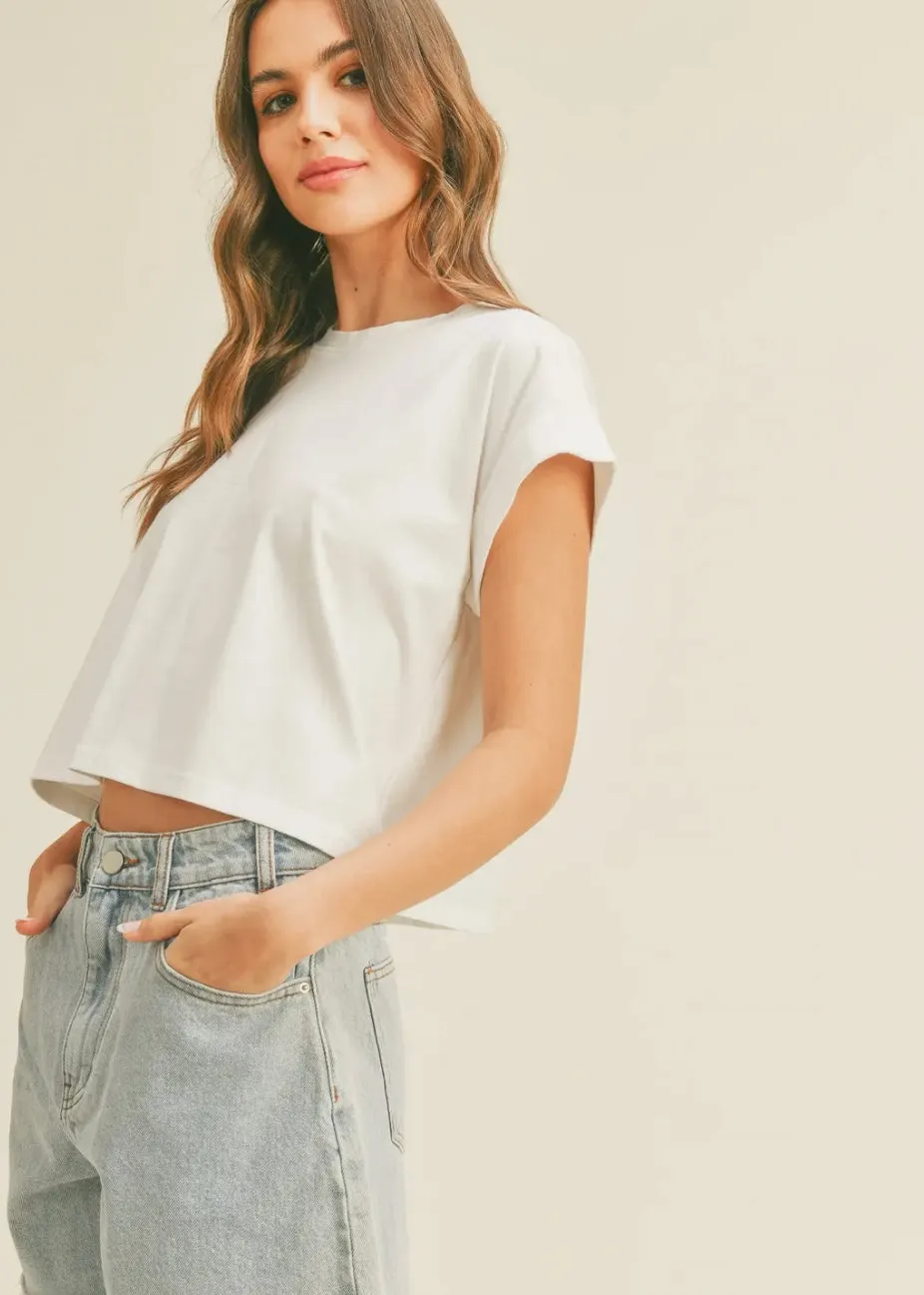 Alex Cuffed Sleeve Tee