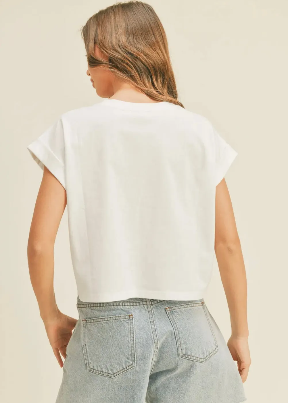 Alex Cuffed Sleeve Tee