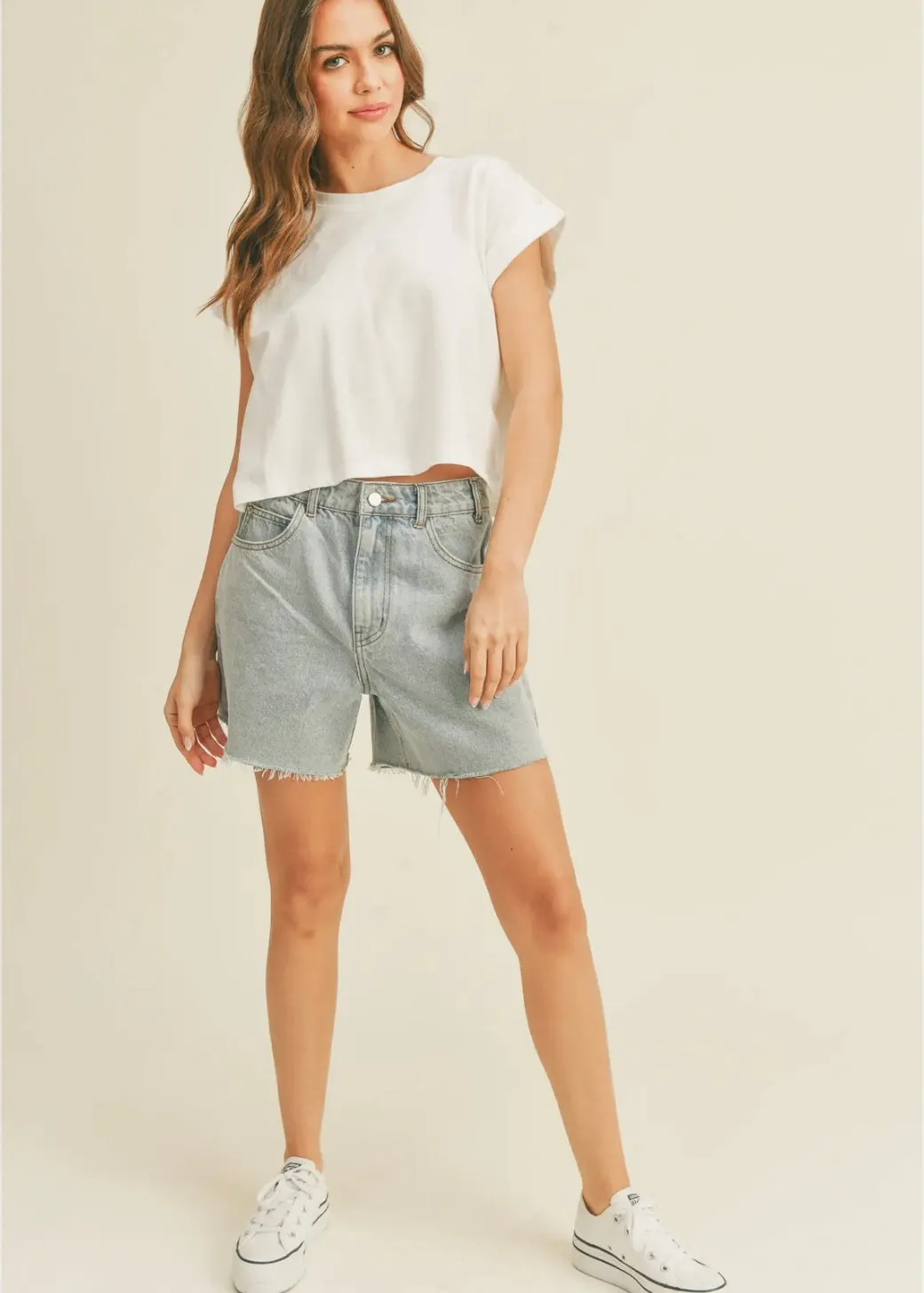 Alex Cuffed Sleeve Tee