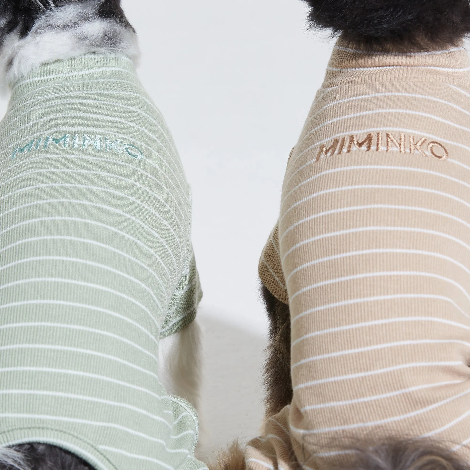 All Striped Up Onesie - Mint