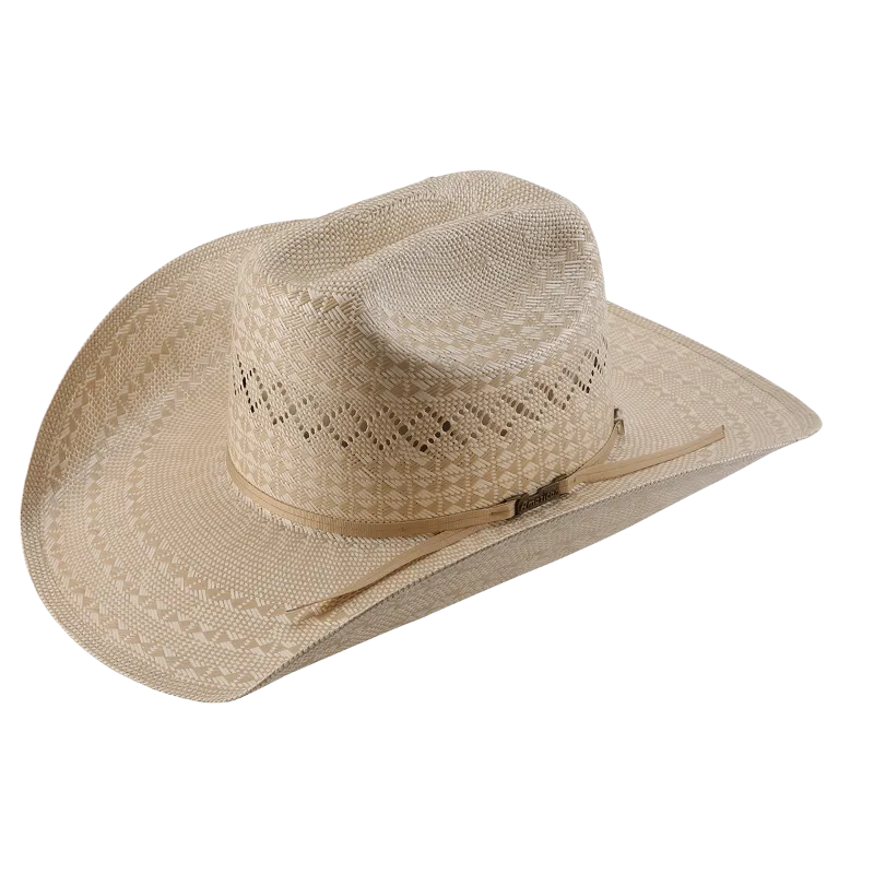 American Hat Co. Rancher Cream & Beige Straw Hat 6400-2CCHAM