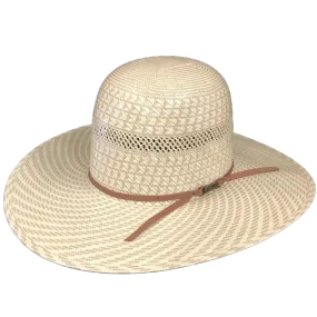 American Hat Company® Vented Straw Cream Western Hat 6100-2CCHOC