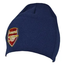 Arsenal FC Official Adults Knitted Football Crest Winter Beanie Hat