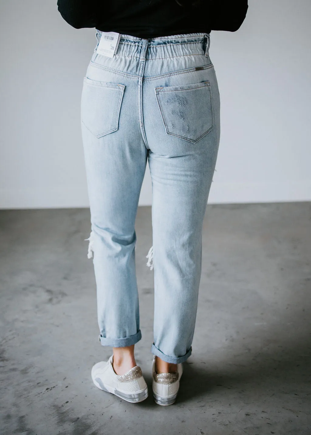 Audra KanCan Paperbag Mom Jean