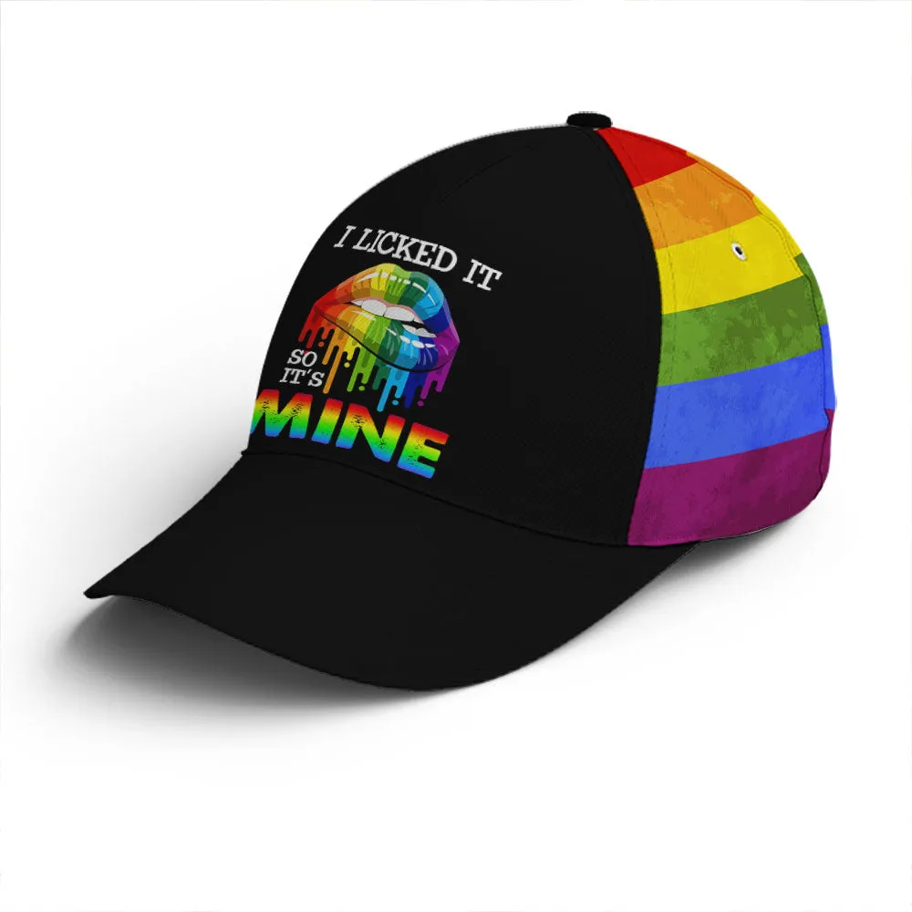 Baseball Cap For LGBTQ Drawing Dripping Lips Coolspod