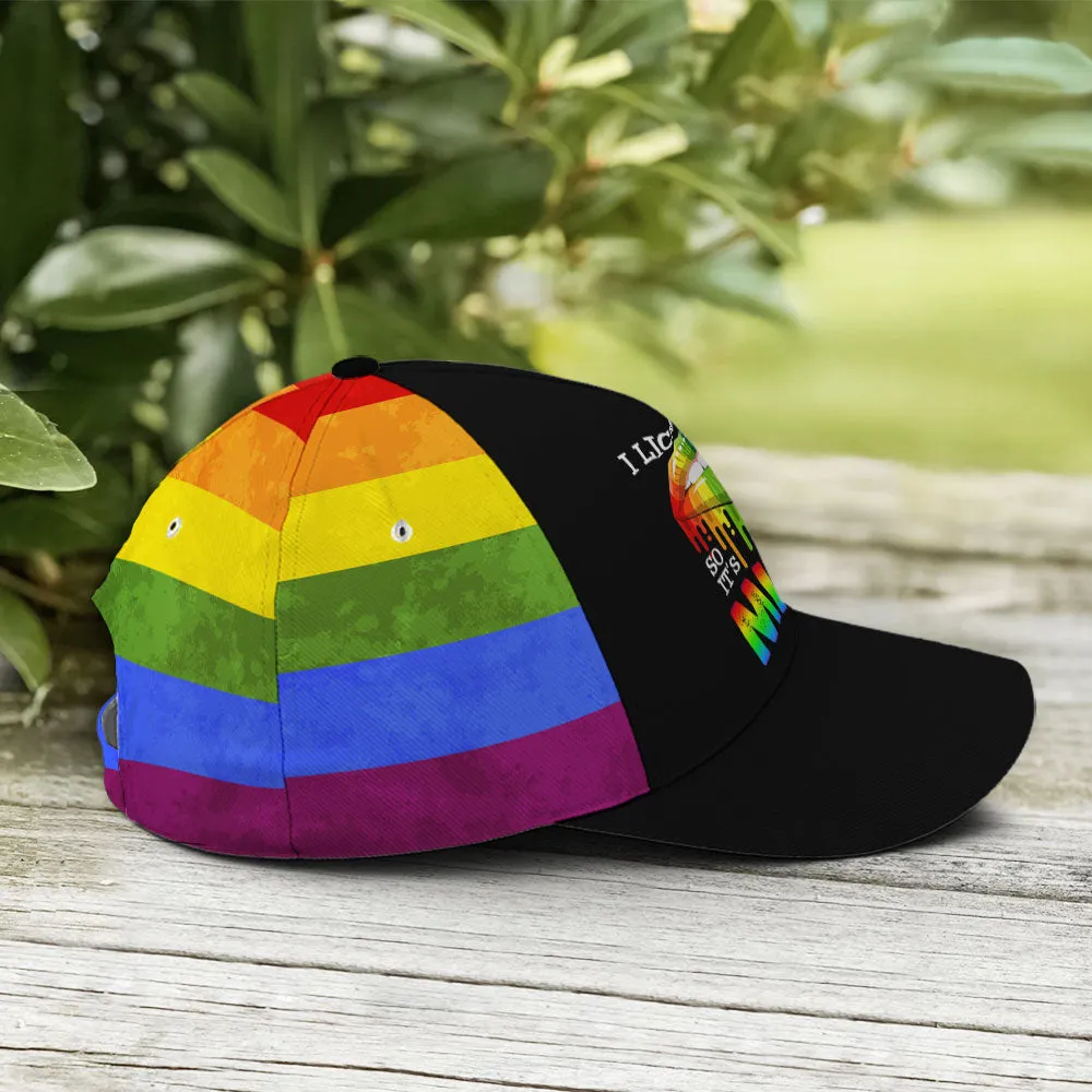 Baseball Cap For LGBTQ Drawing Dripping Lips Coolspod