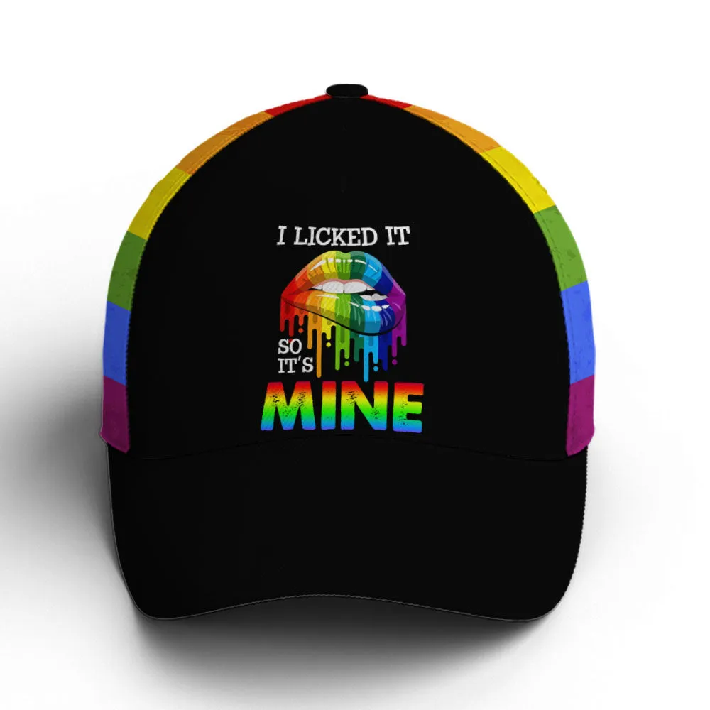 Baseball Cap For LGBTQ Drawing Dripping Lips Coolspod