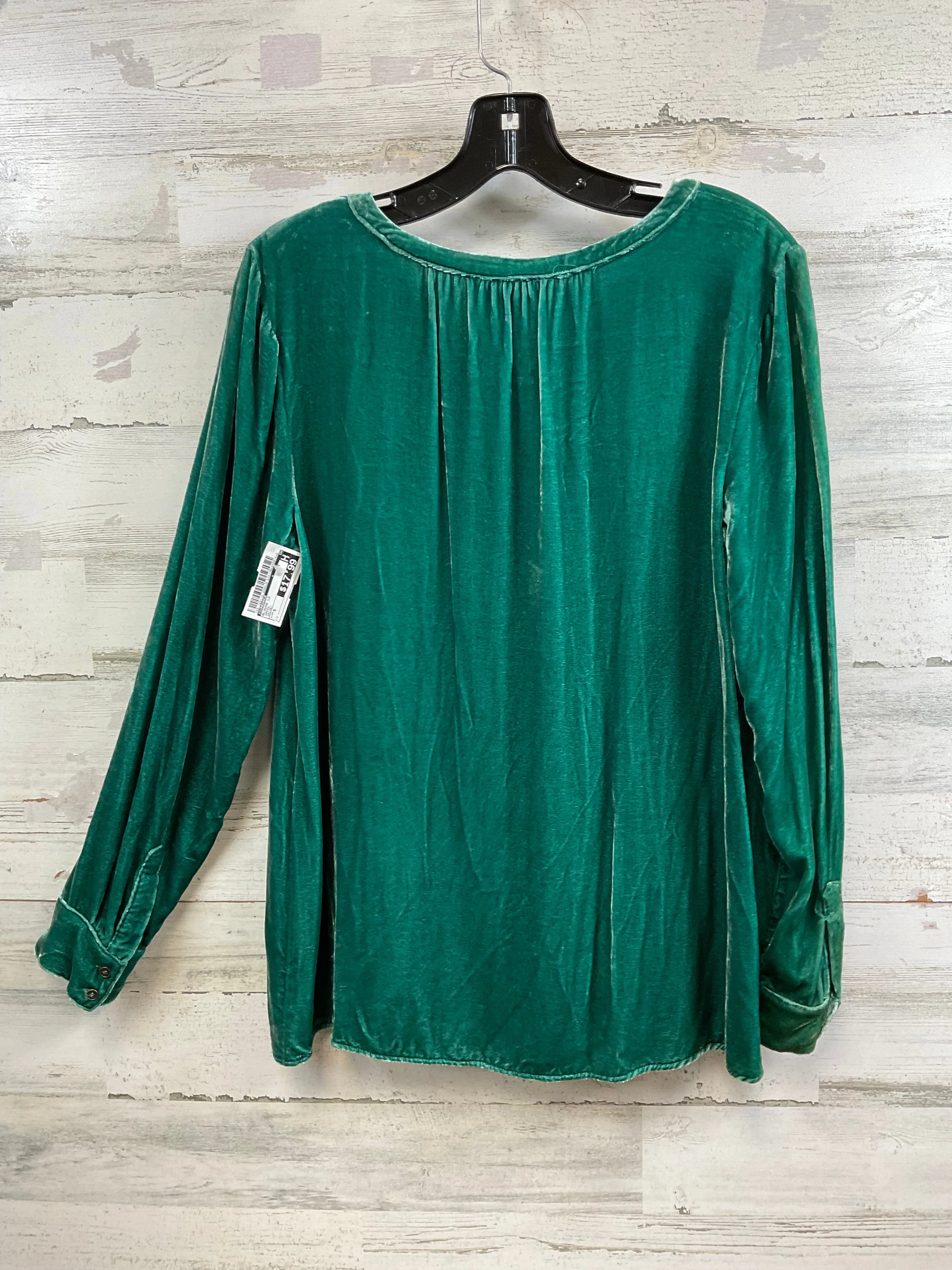 Blouse Long Sleeve By Sundance In Green, Size: S