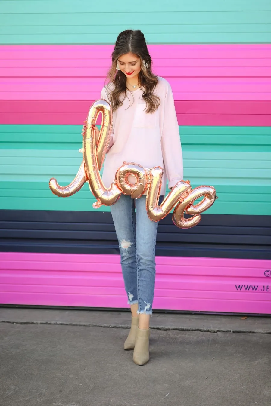 Blushing Over You Velvet Top