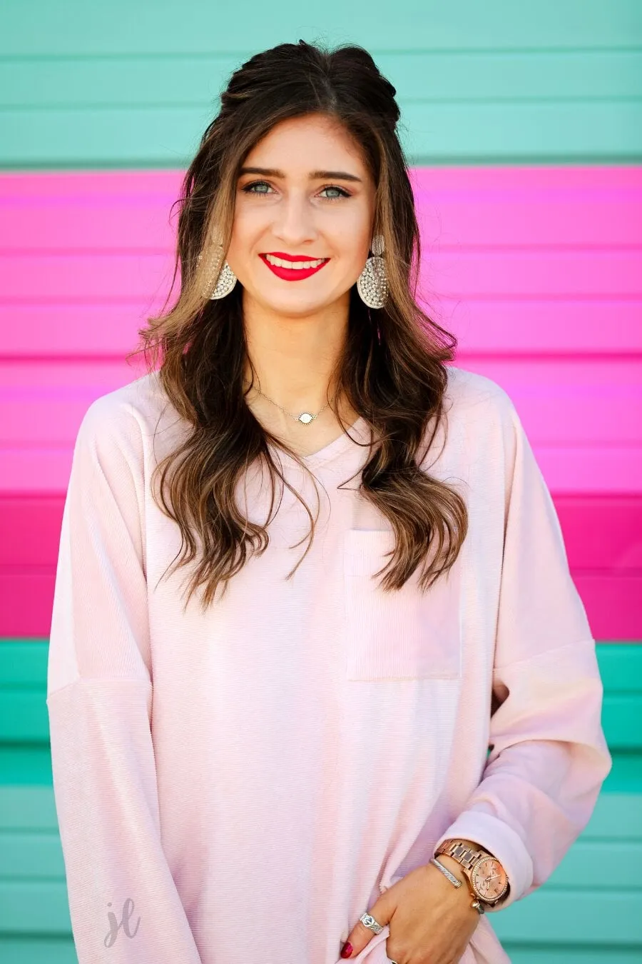 Blushing Over You Velvet Top
