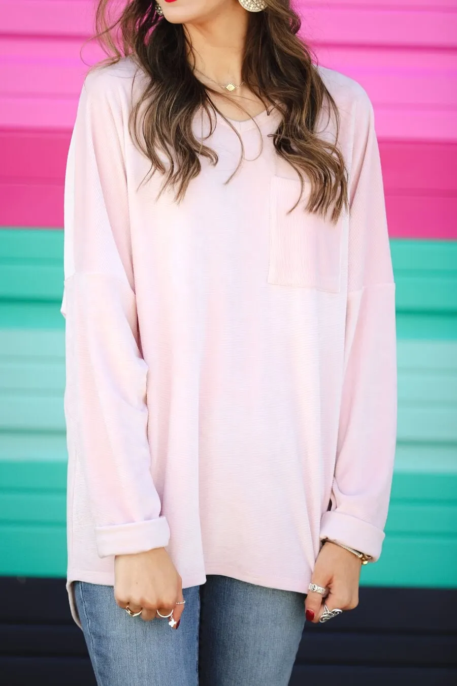 Blushing Over You Velvet Top