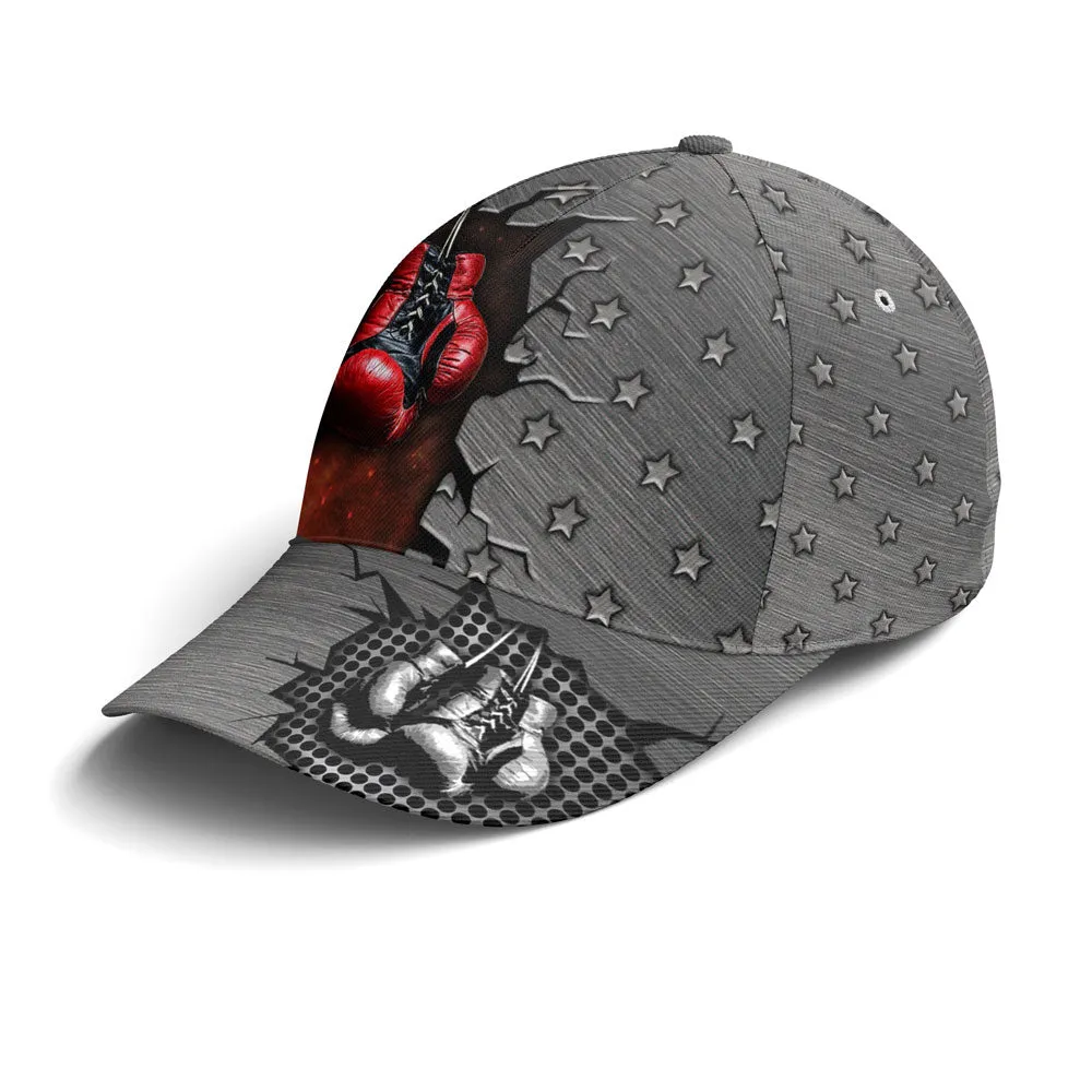 Boxing Metallic Style Star Pattern Baseball Cap Coolspod Classic Cap For Boxing Player Boxing Lover Gifts