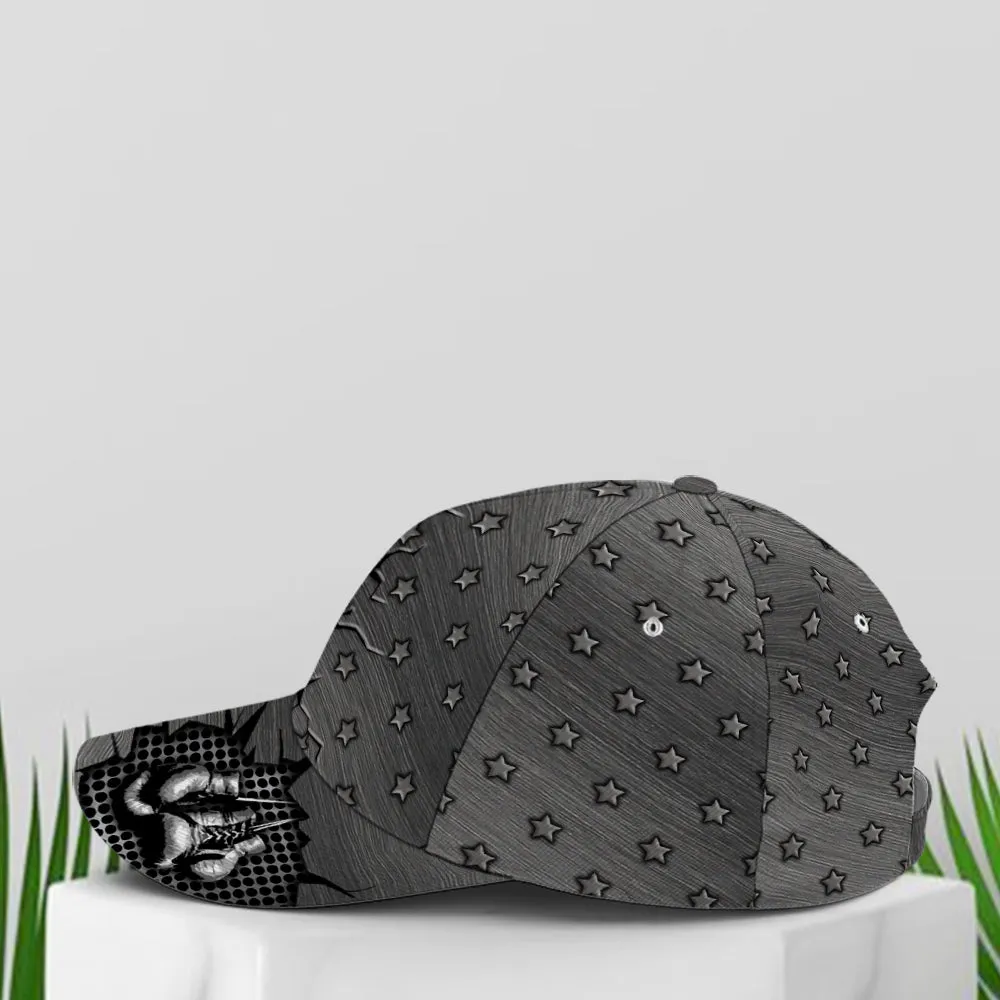 Boxing Metallic Style Star Pattern Baseball Cap Coolspod Classic Cap For Boxing Player Boxing Lover Gifts