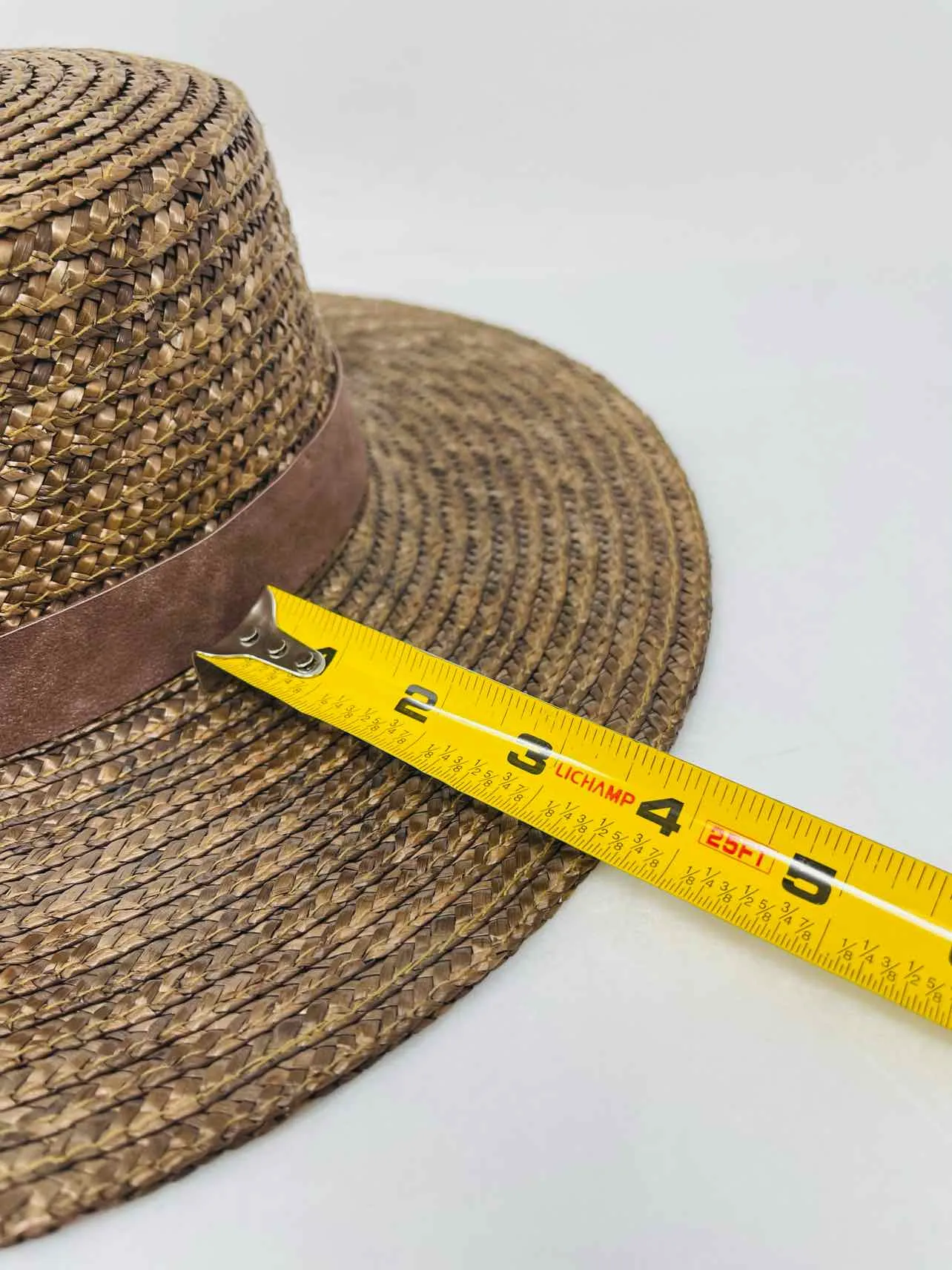 Brown Straw Woven Accessories Hat