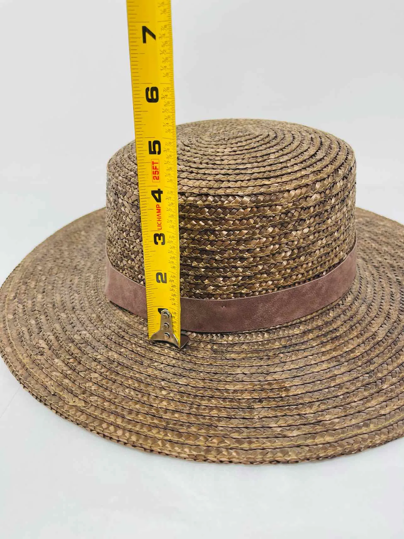 Brown Straw Woven Accessories Hat
