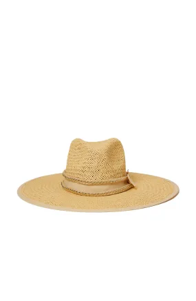 btb Los Angeles Cassie Rope Studded Hat in Natural