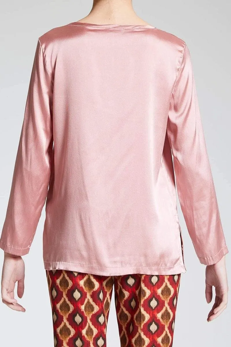 Camicia silk satin