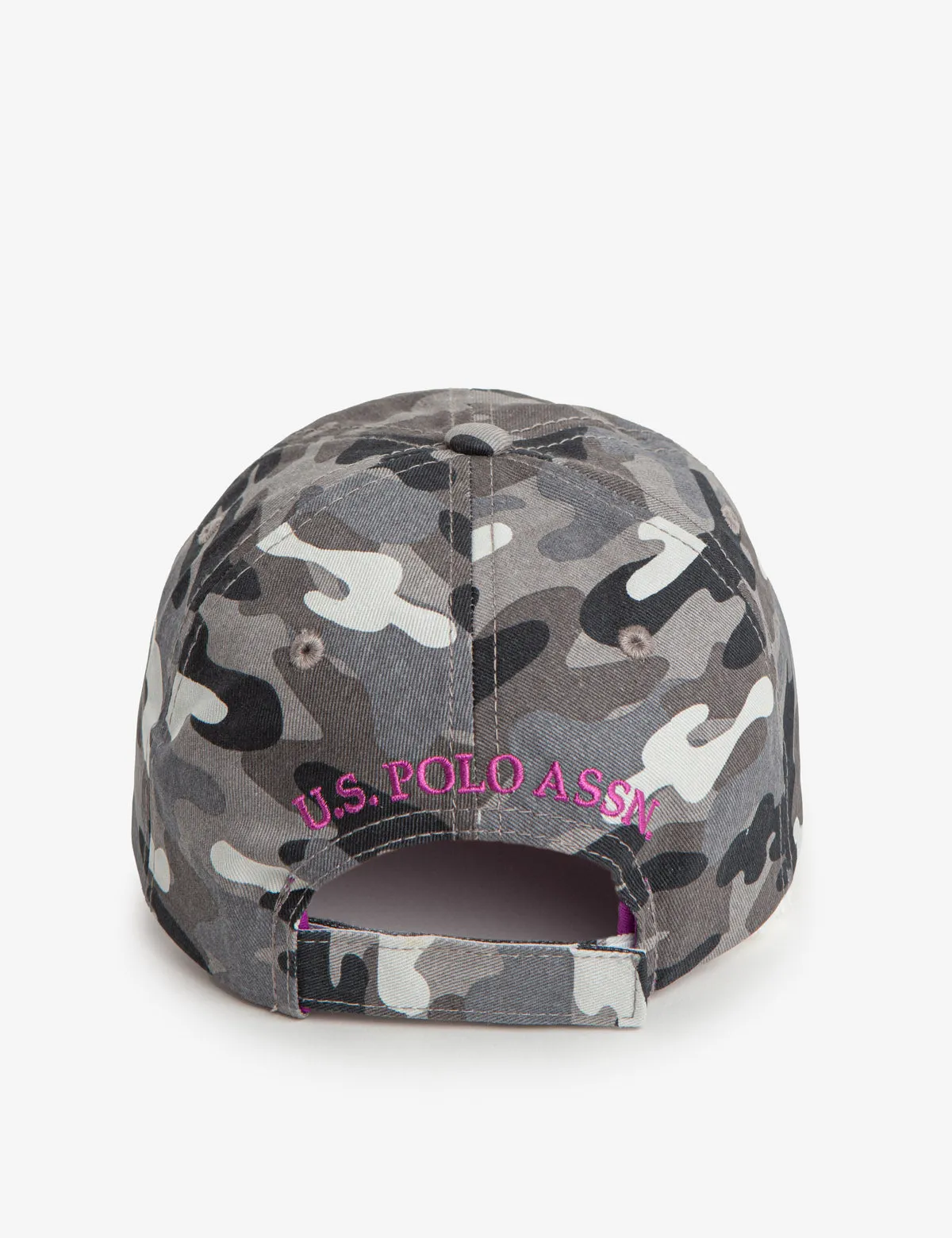 CAMO DAD CAP WITH EMBROIDERED LOGO