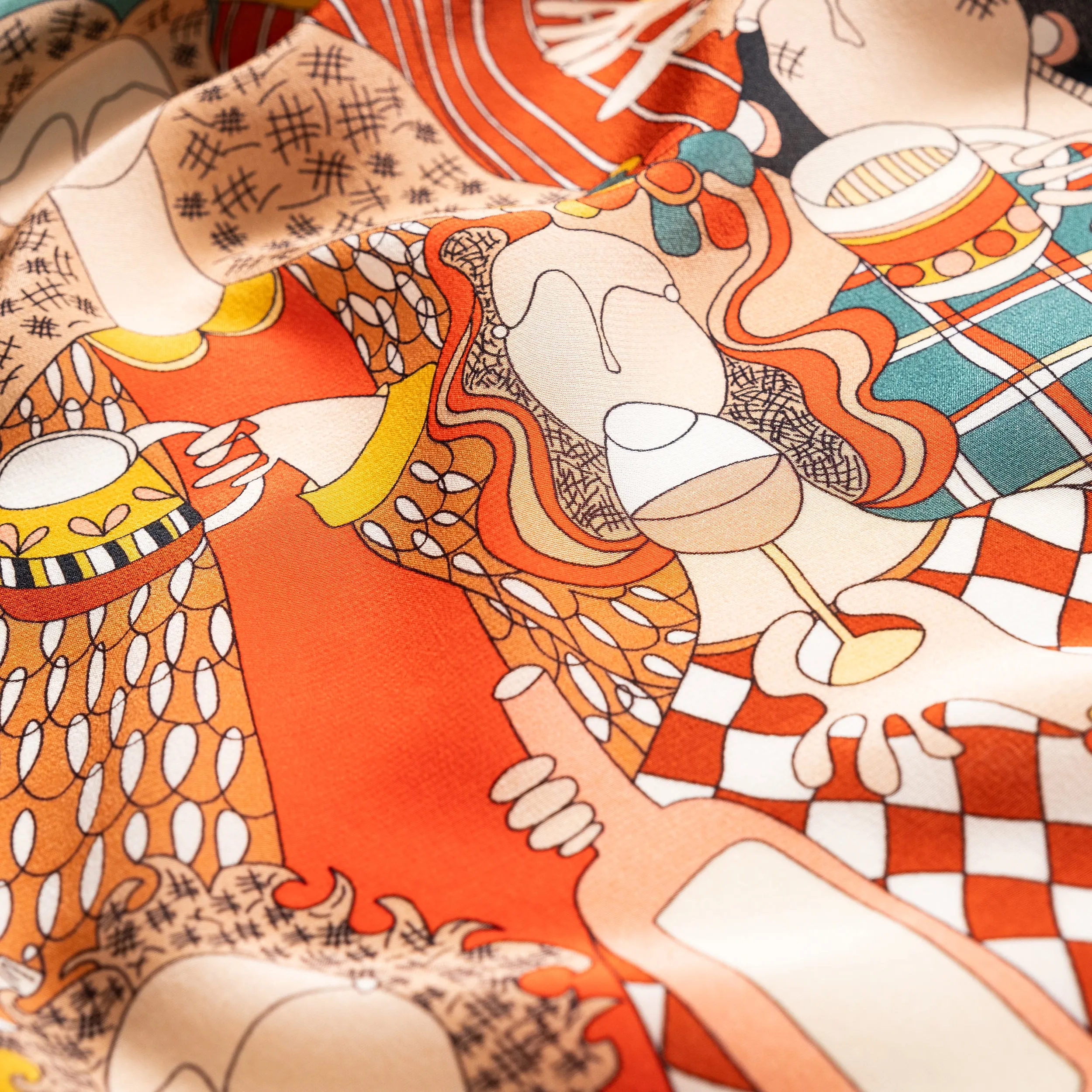 Cheers to You! Silk Scarf