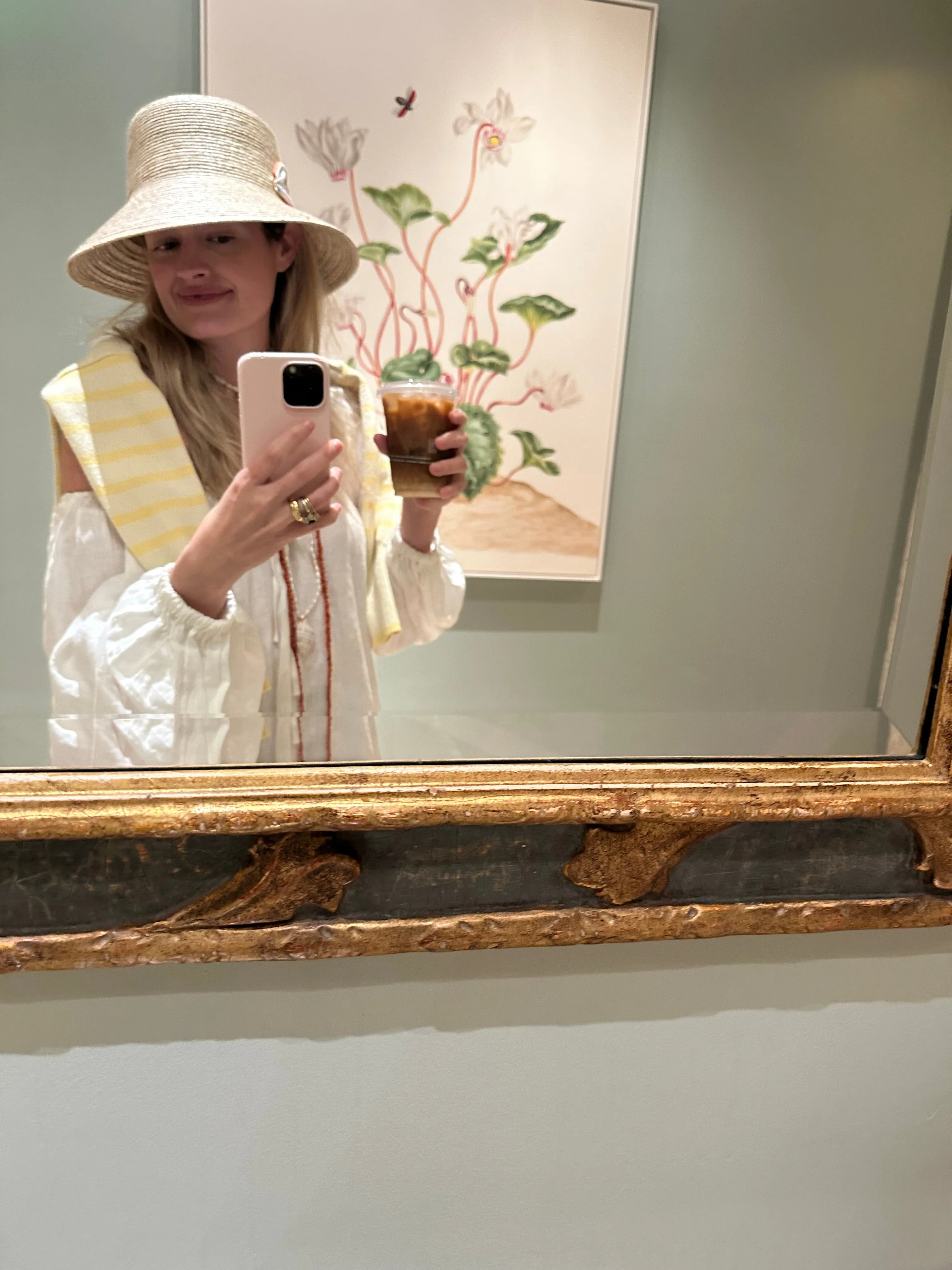 Clematis Bucket Hat - Black Wide & Short Grosgrain Ribbon