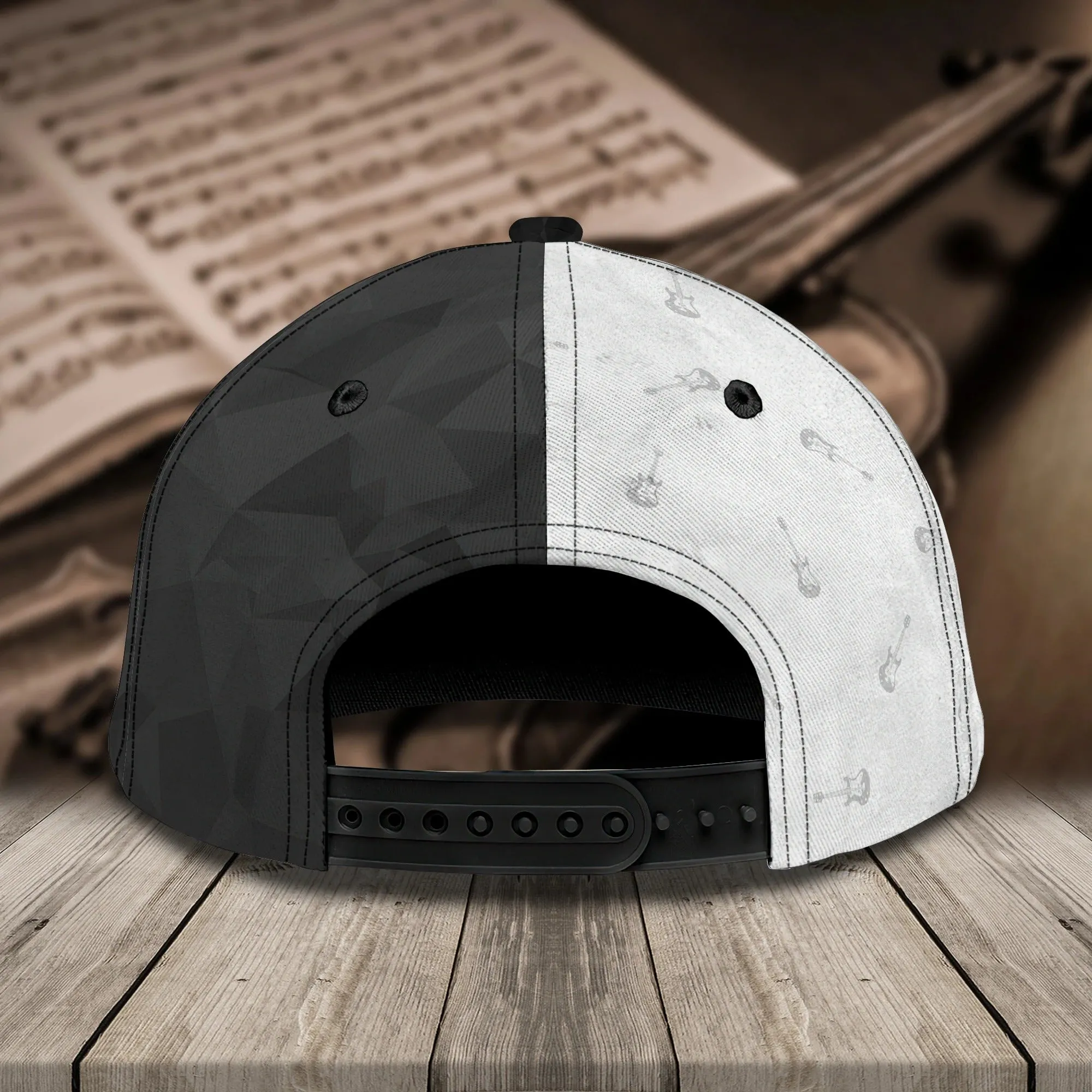 Custom Name Baseball Guitar Cap For Men And Woman, Musican 3D Cap, Guitarist Cap Hat For Summer