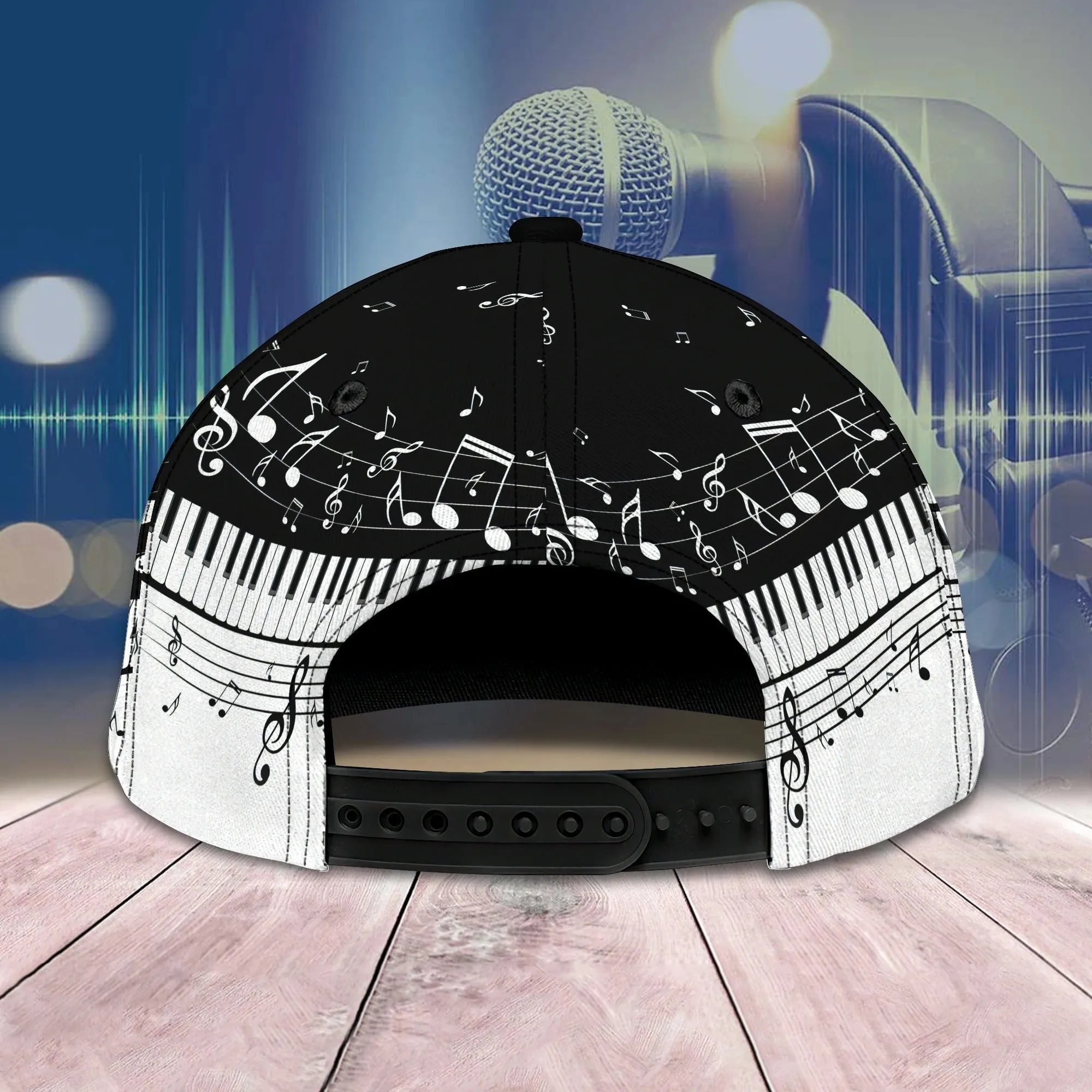 Custom Piano Baseball Cap Full Print For Piano Lover, To My Wife, Husband, Son, Daughter Piano Lover Gifts