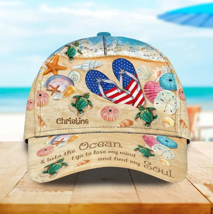 Customized Sunrise Sunset on the Beach Hat for Summer, Bless be the beach Cap