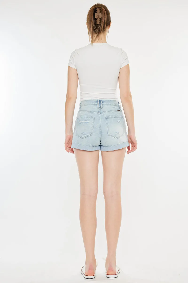 Daisy High Rise Mom Shorts