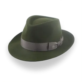 Dark Green Fedora Hat for Men in Premium Fur Felt | The Hunter