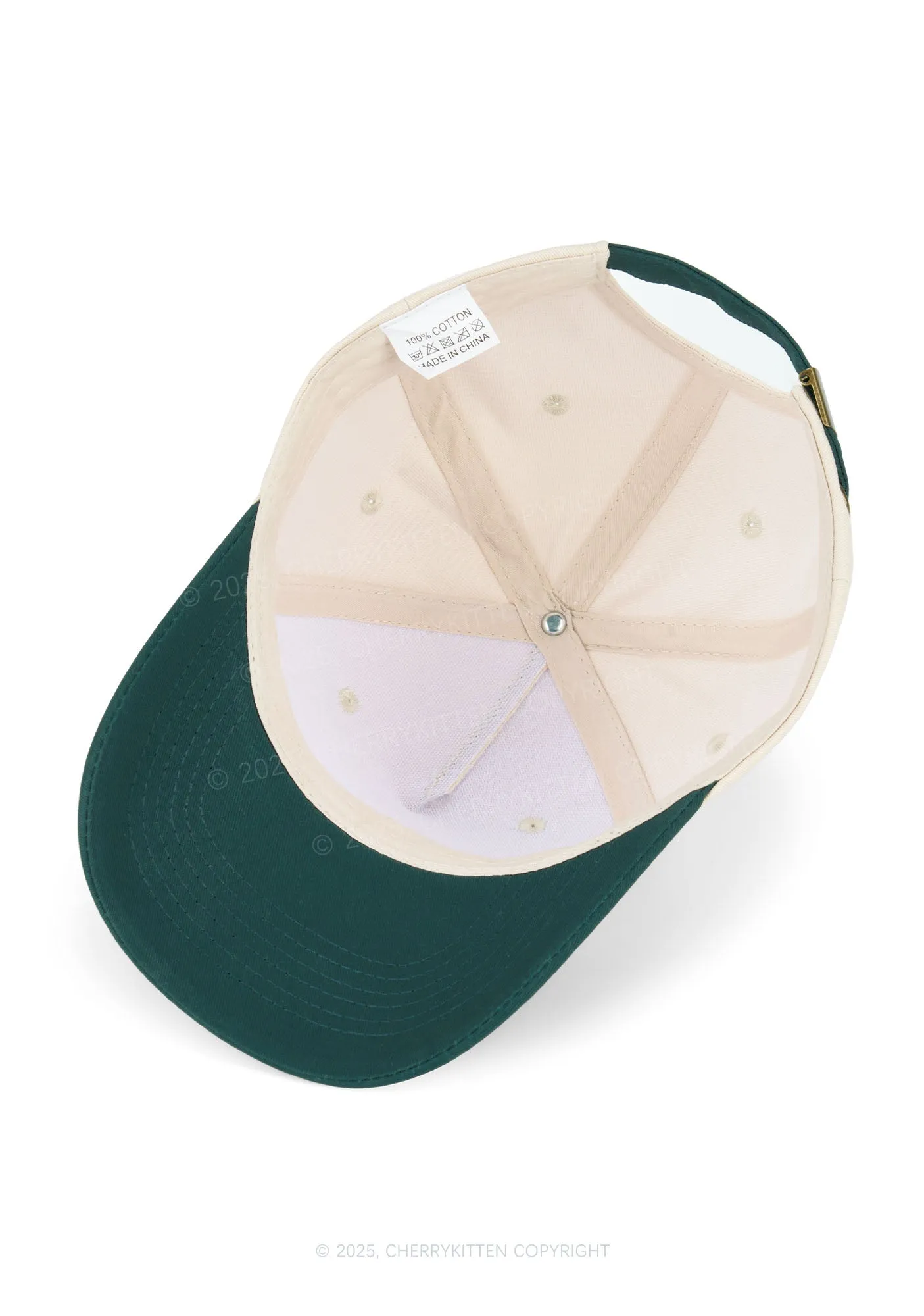 Embroidered Eat Your Girl Out Pride Y2K Color Block Baseball Cap Cherrykitten