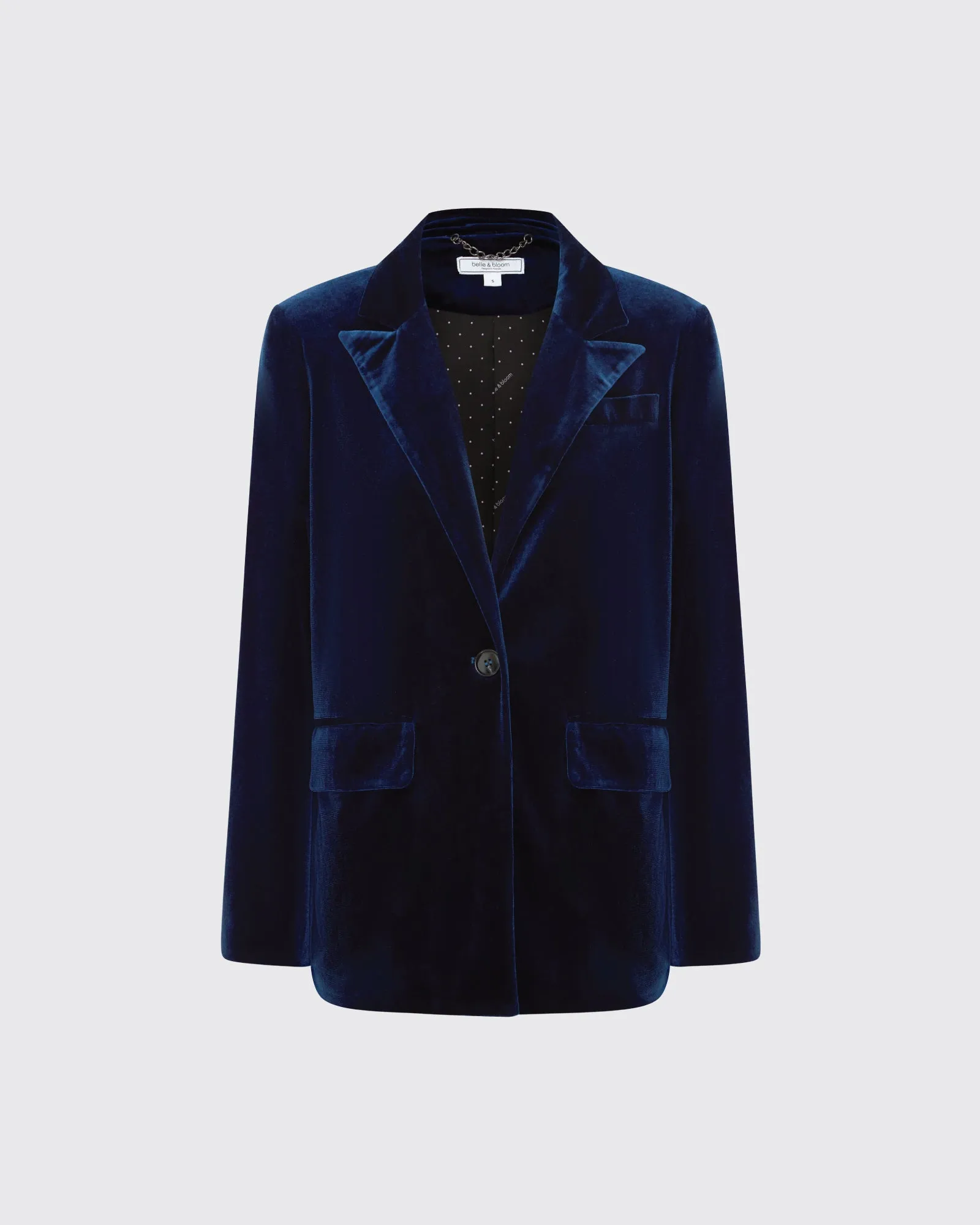Eternity Velvet Blazer - Royal Blue
