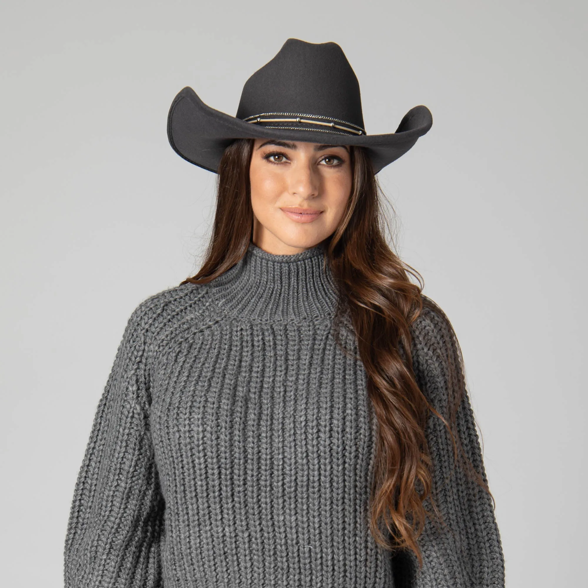 Faux Felt Cattleman's Crease Cowboy