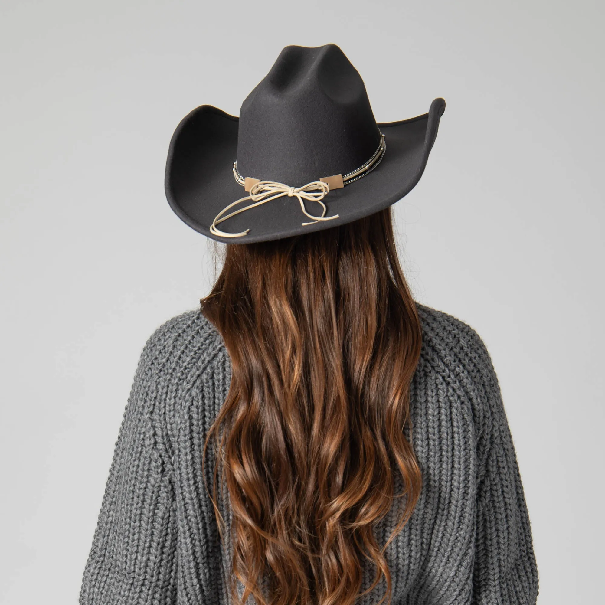 Faux Felt Cattleman's Crease Cowboy