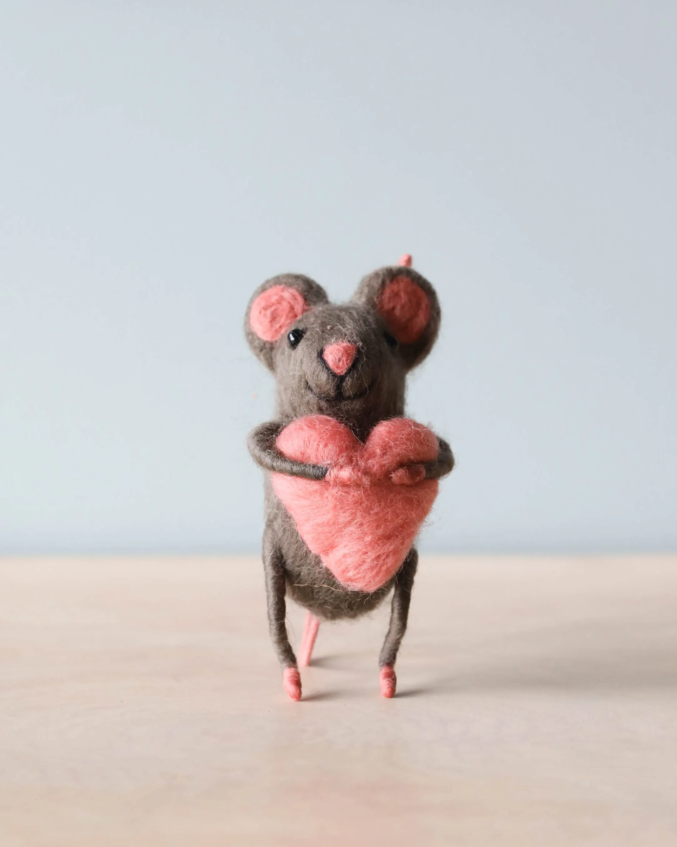 Felt Mouse With Heart