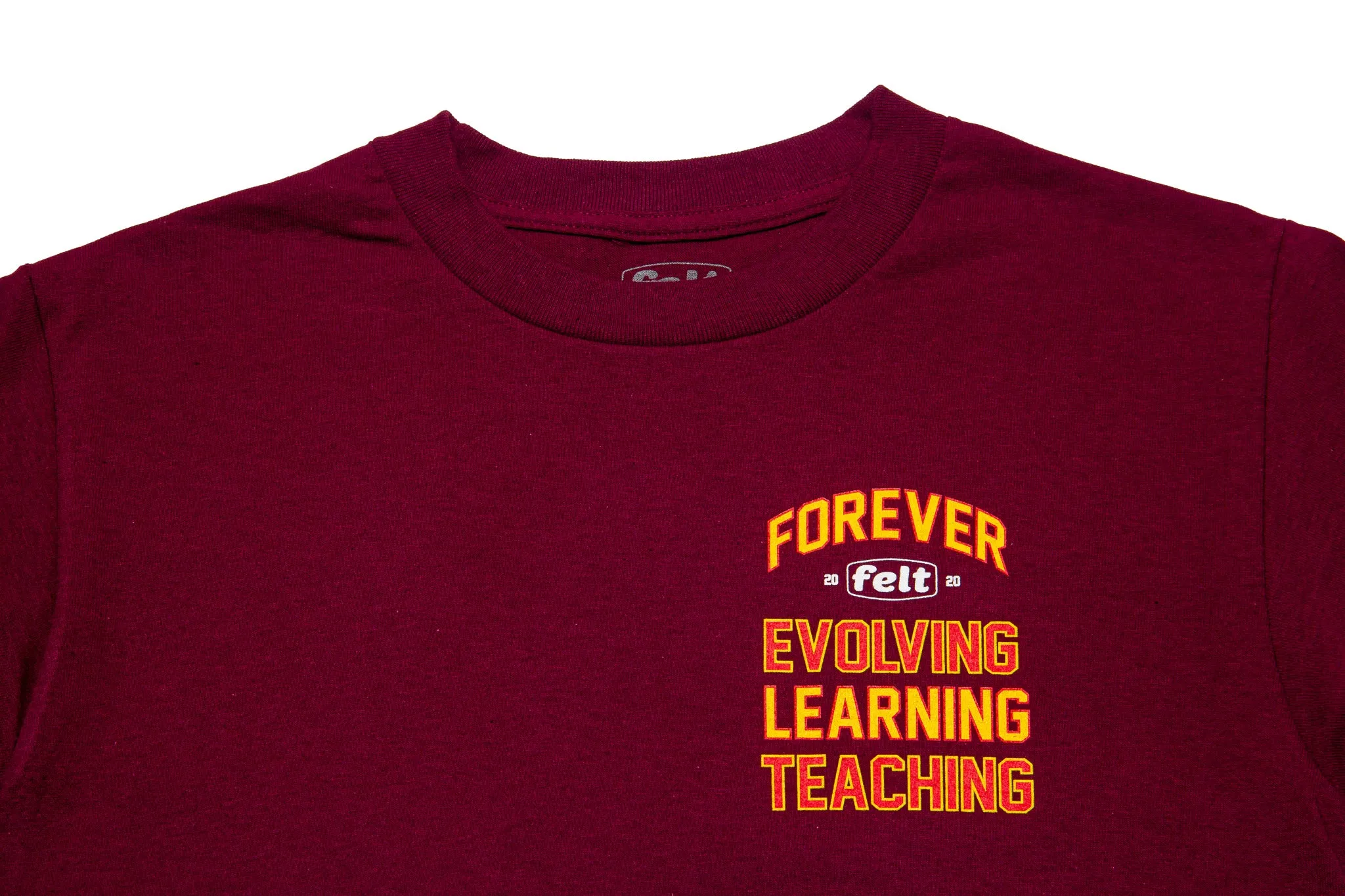 Felt Strikeout Tee "Burgundy"