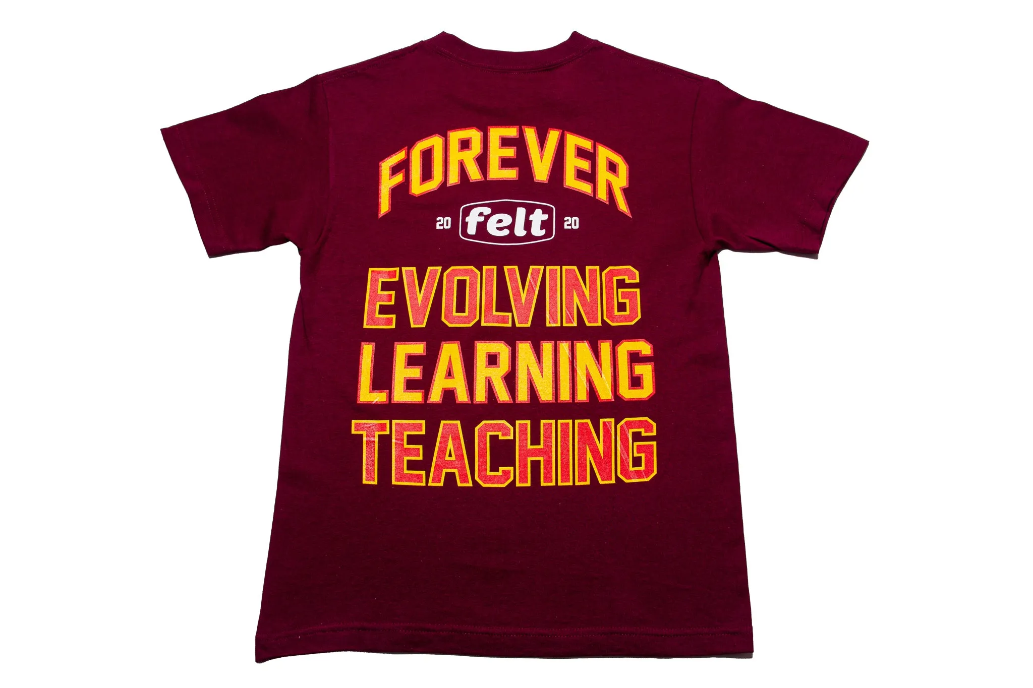 Felt Strikeout Tee "Burgundy"