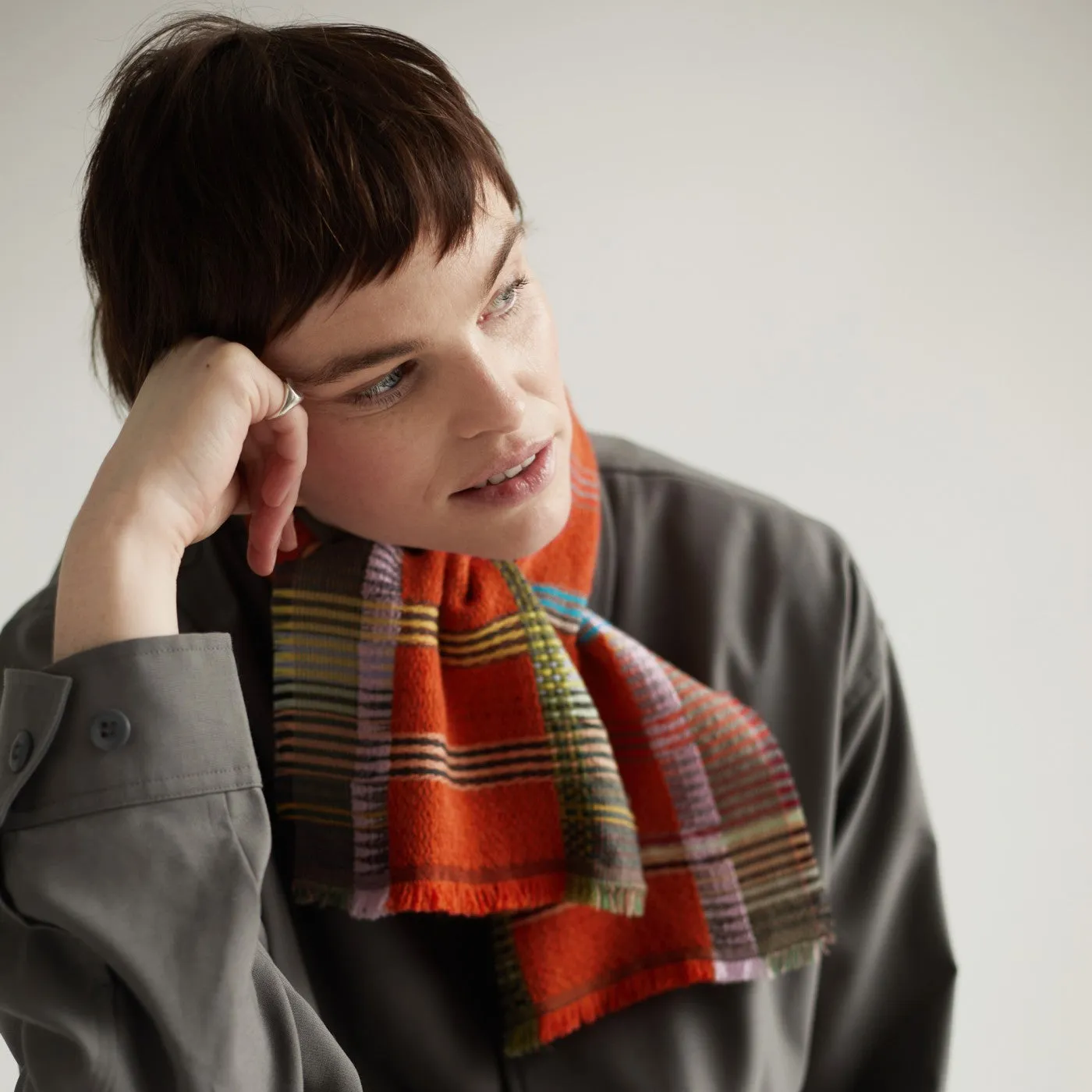 Fen Tangerine Scarf - Orange