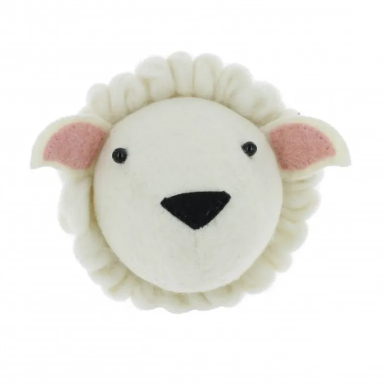 Fiona Walker Felt Mini Sheep Head